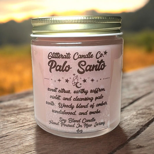Palo Santo Soy Blend Wax Candle 4oz