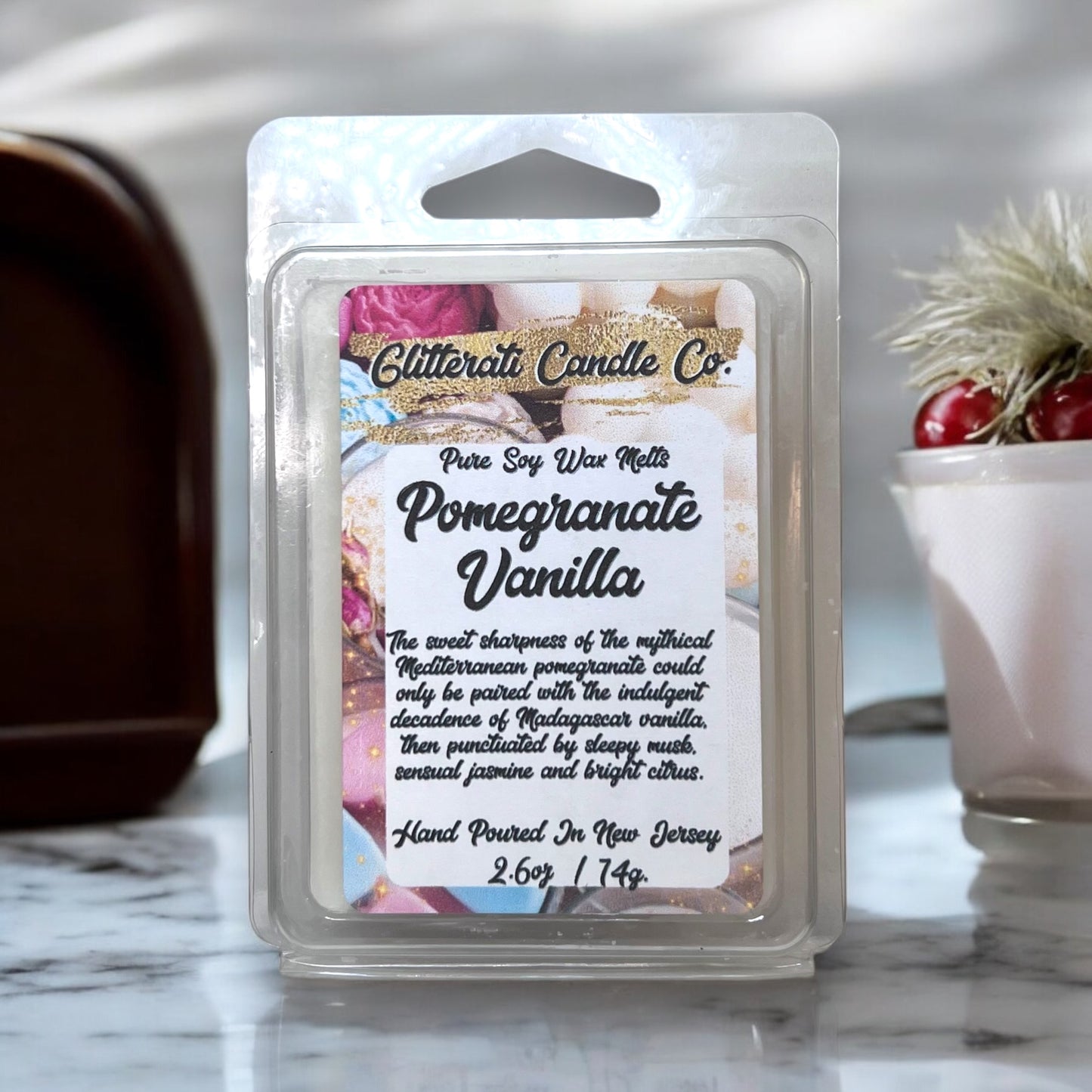 100% Pure Soy Artisanal Wax Melts , 2.6oz