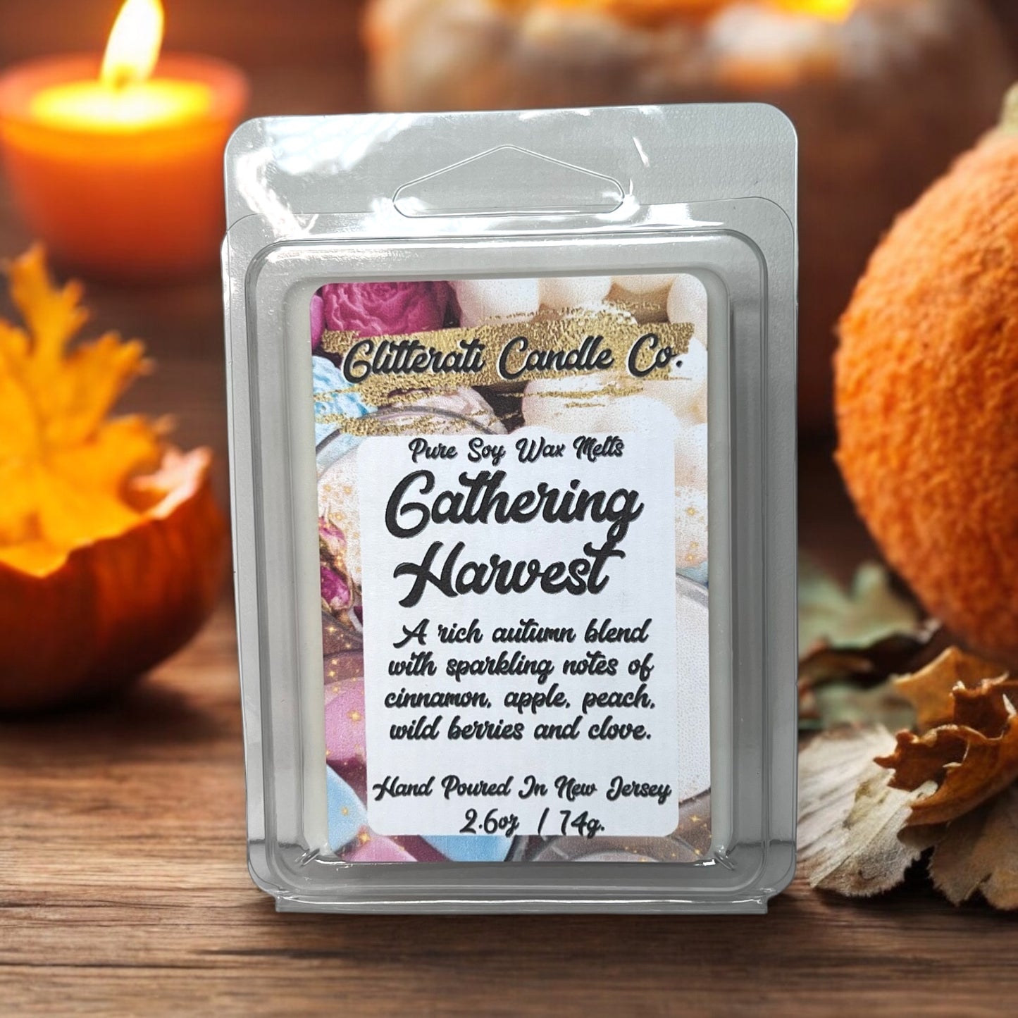 100% Pure Soy Artisanal Wax Melts , 2.6oz