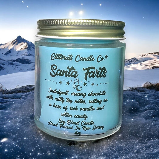Santa Farts Soy Blend Wax Candle 4oz