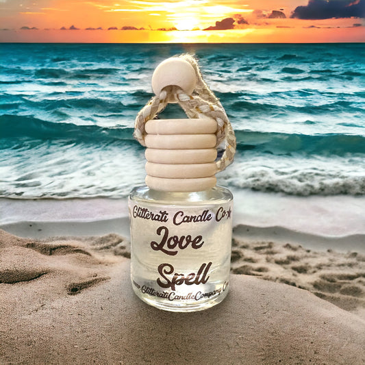 Love Spell Scented Hanging Car Diffuser Freshener