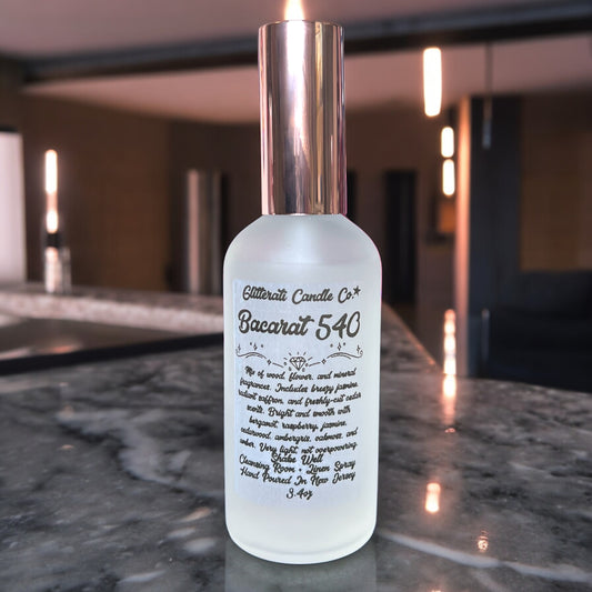 Bacarat 540  Linen & Room Glass Spray Bottle