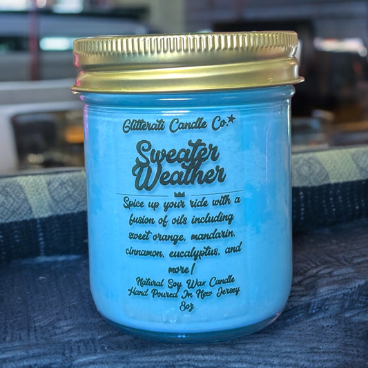Sweater Weather 100% Natural Wax Soy Candle 8oz