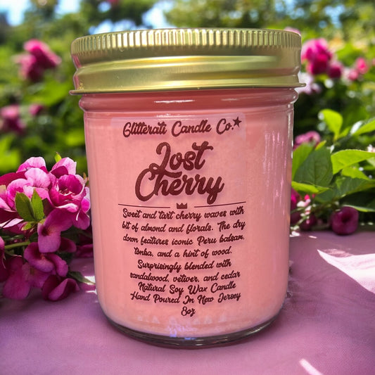 Lost Cherry 100% Natural Wax Soy Candle 8oz