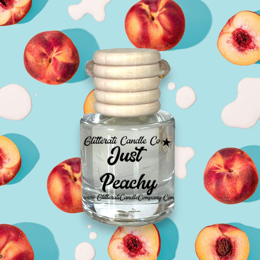 Just Peachy Hanging Car Oil Diffuser Freshener