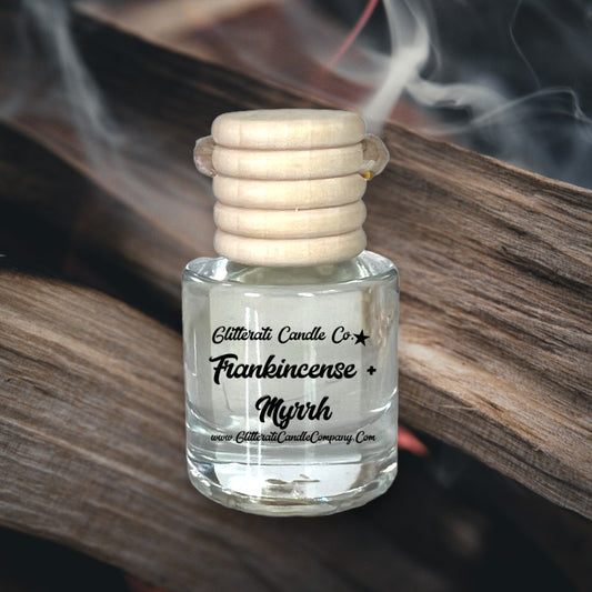 Frankincense and Myrrh Scented Hanging Car Oil Diffuser Freshener