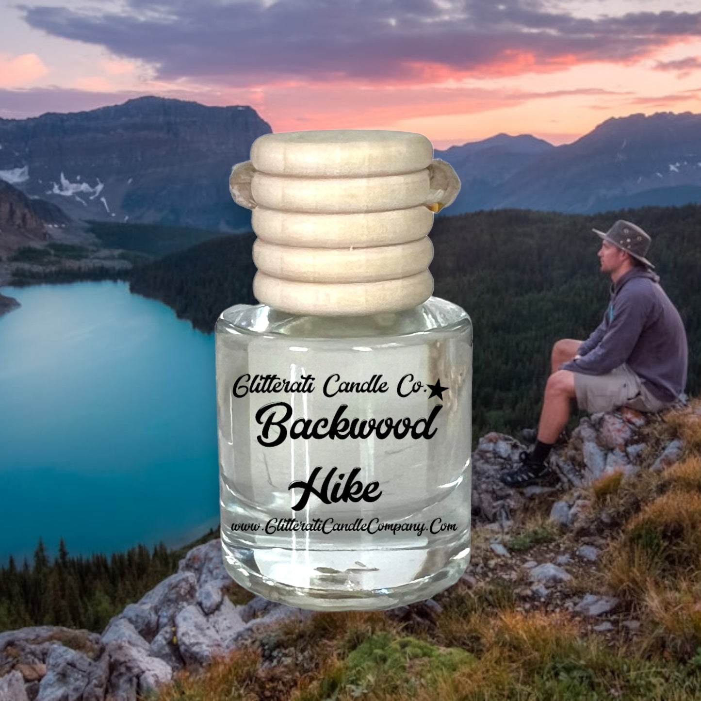 Backwood Hike Scented Hanging Car Oil Diffuser Freshener