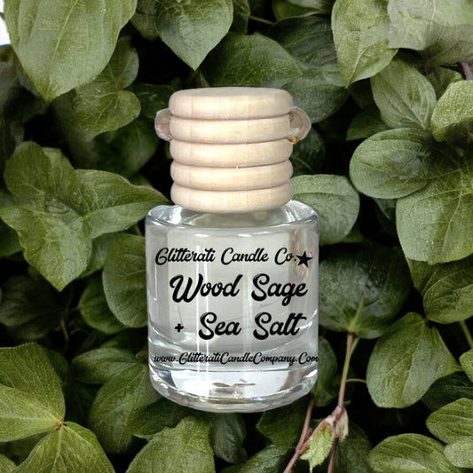 Wood Sage & Sea Salt Hanging Car Oil Diffuser Freshener