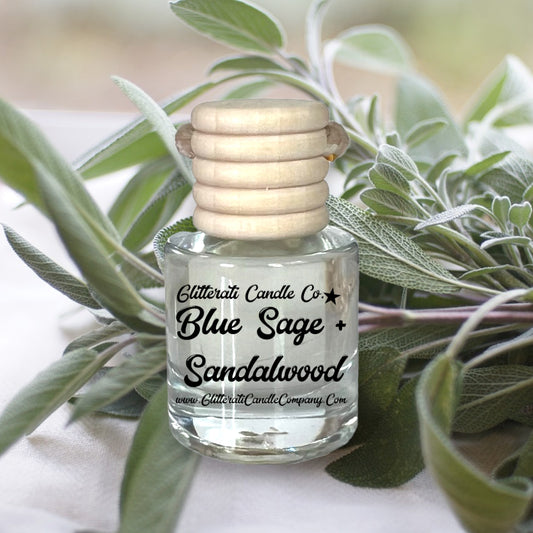 Blue Sage + Sandalwood Car Oil Diffuser Freshener