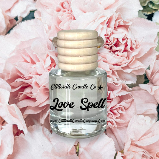 Love Spell Scented Hanging Car Oil Diffuser Freshener