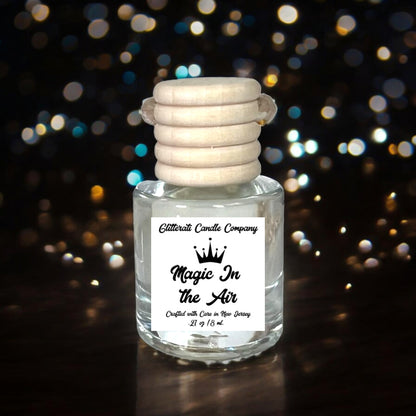 Magic In the Air Scented Hanging Glass Car Oil Diffuser Freshener 8ml