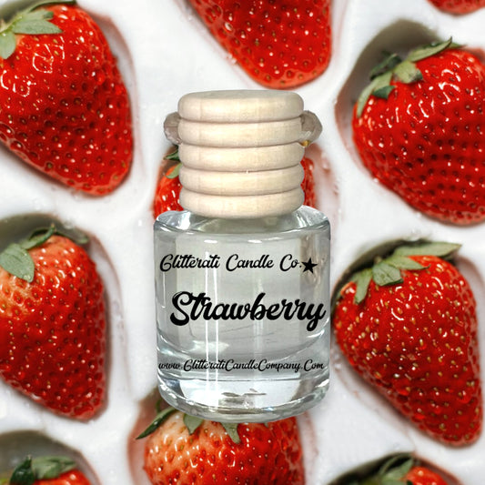 Strawberry Hanging Car Oil Diffuser Freshener