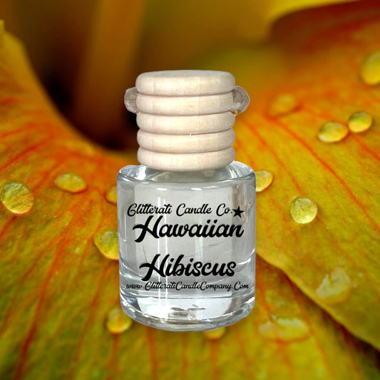 Hawaiian Hibiscus Scented Hanging Car Oil Diffuser Freshener