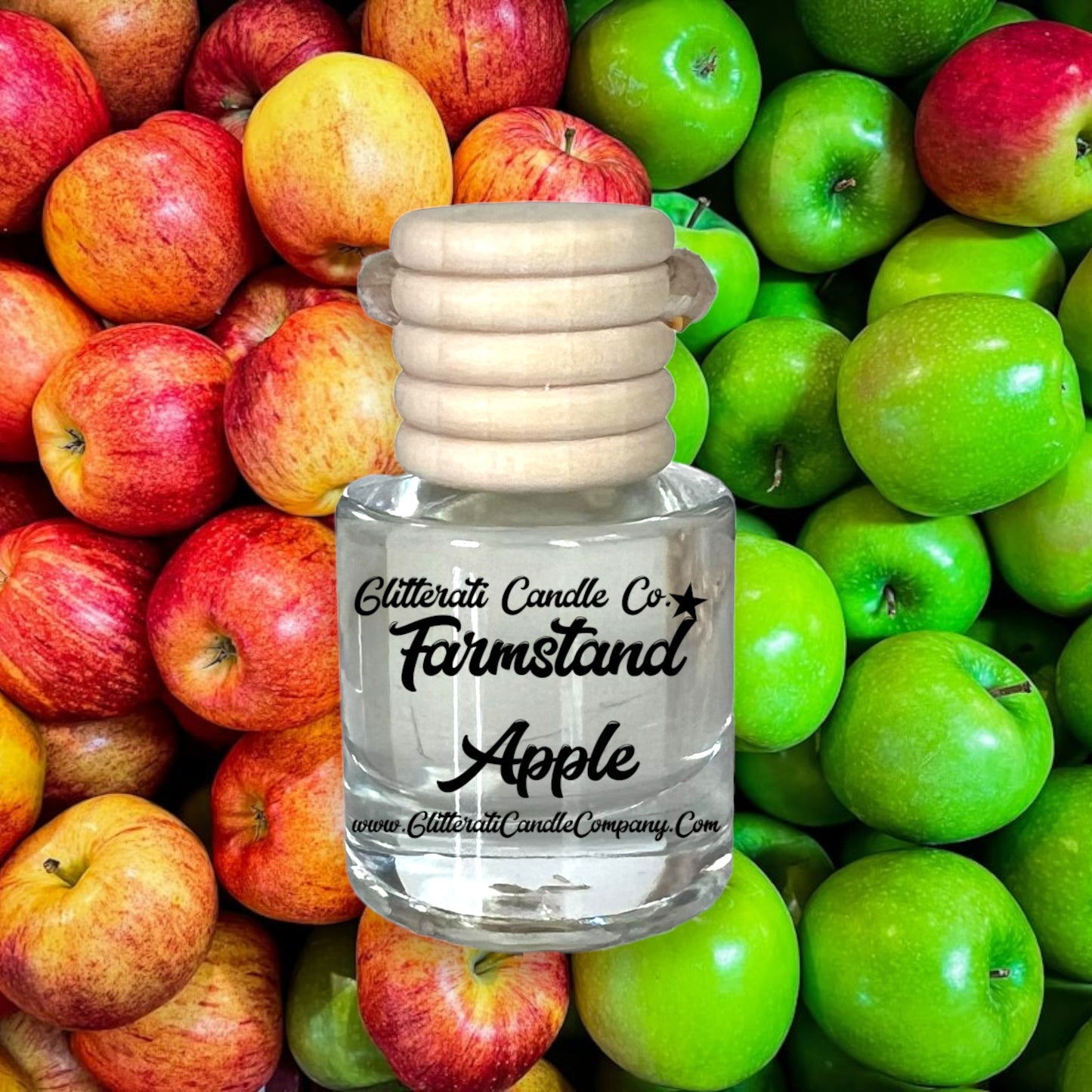 Farmstand Apple Hanging Car Oil Diffuser Freshener