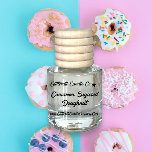 Cinnamon Sugared Doughnut Scented Hanging Car Oil Diffuser Freshener