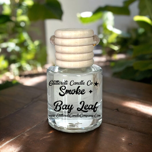 Smoke and Bay Leaf Scented Hanging Car Oil Diffuser Freshener