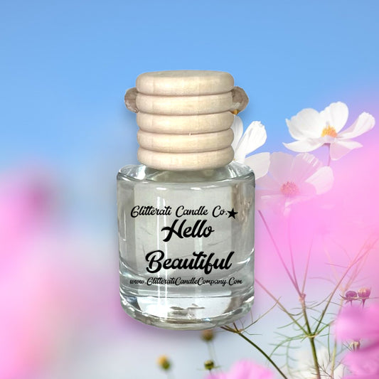 Hello Beautiful Scented Hanging Car Oil Diffuser Freshener