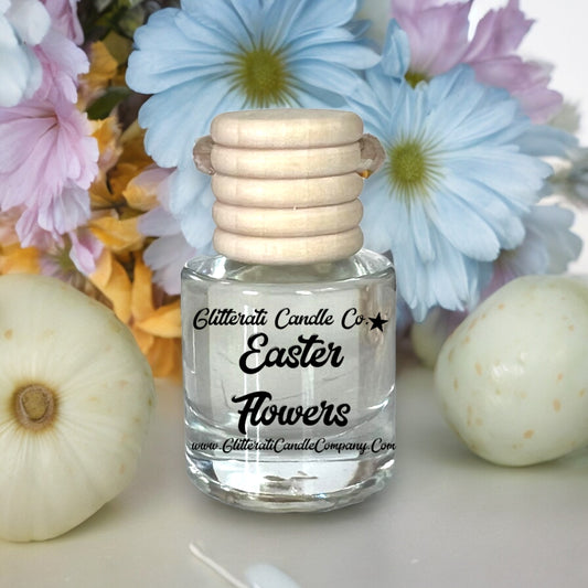 Easter Flowers Hanging Car Oil Diffuser Freshener