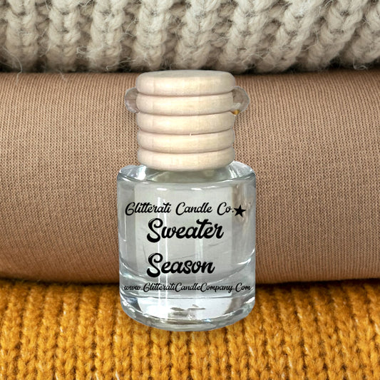 Sweater Season Scented Hanging Car Oil Diffuser Freshener