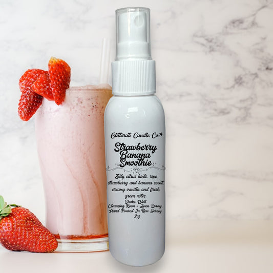 Strawberry Banana Smoothie Linen & Room Spray 2oz Bottle