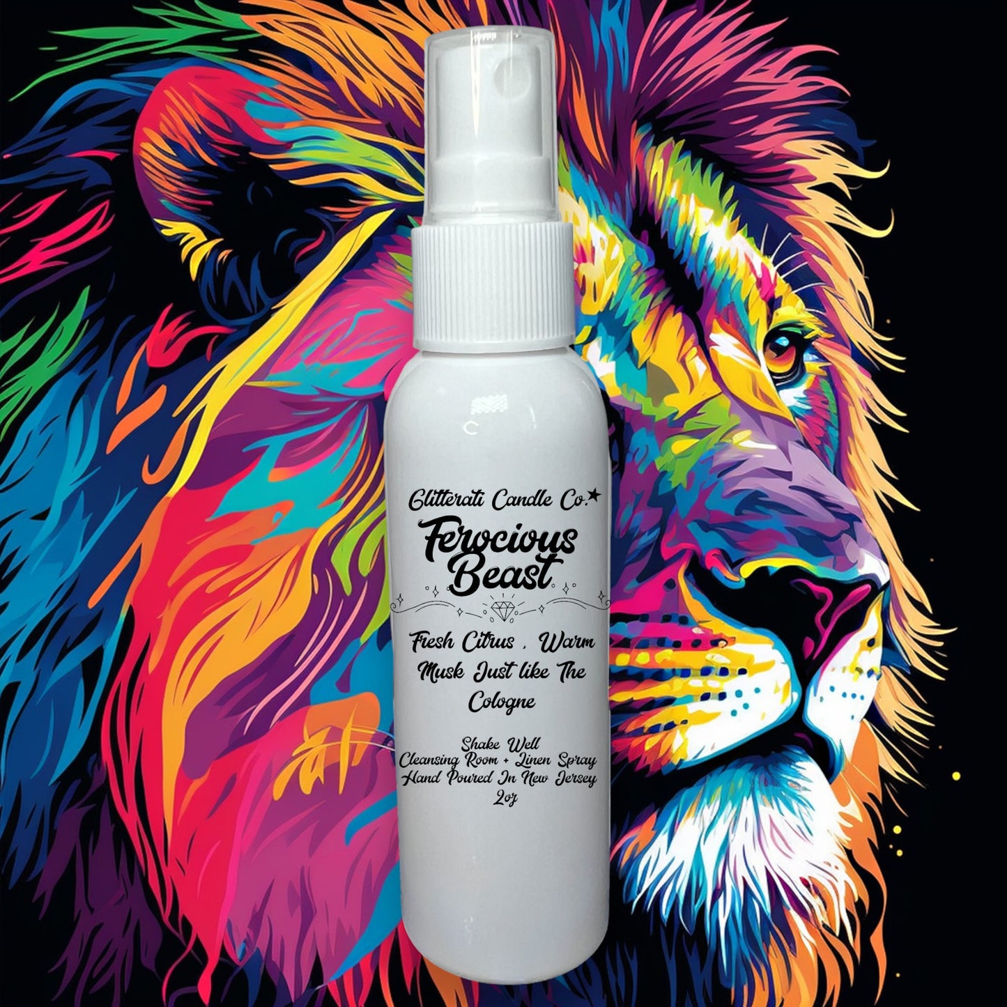 Ferocious Beast Linen & Room Spray 2oz Bottle