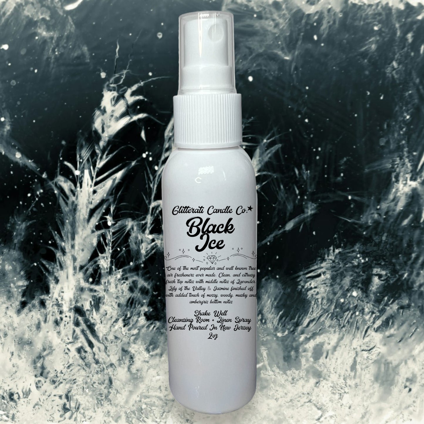 Black Ice Linen & Room Spray 2oz Bottle