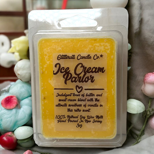 Ice Cream Parlor Soy Wax Melts - 6 Piece Clamshell