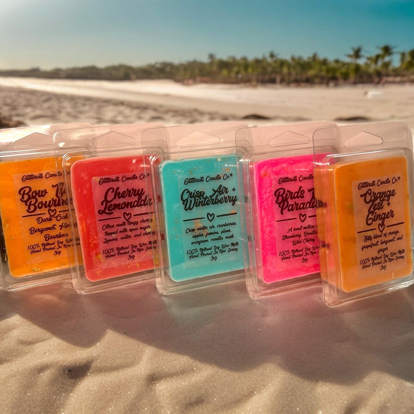 Artisanal Pure Soy Wax Melts - 6 Piece Clamshell